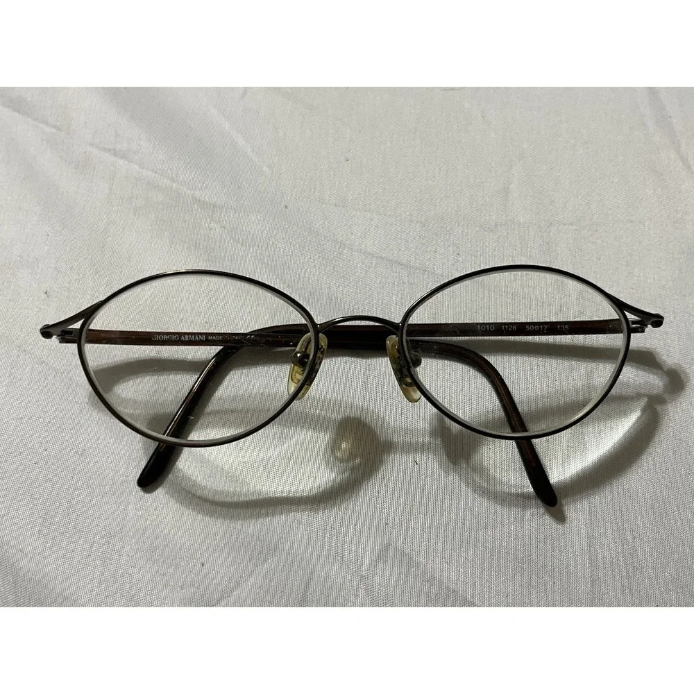 Giorgio Armani 1010 1126  Full Rim, Oval 50-17-135 Made In Italy